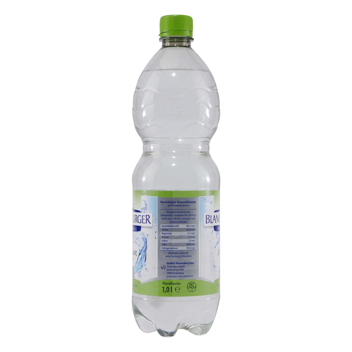 Blankenburger Mineralwasser -Medium- (12 x 1,0L) EINWEG