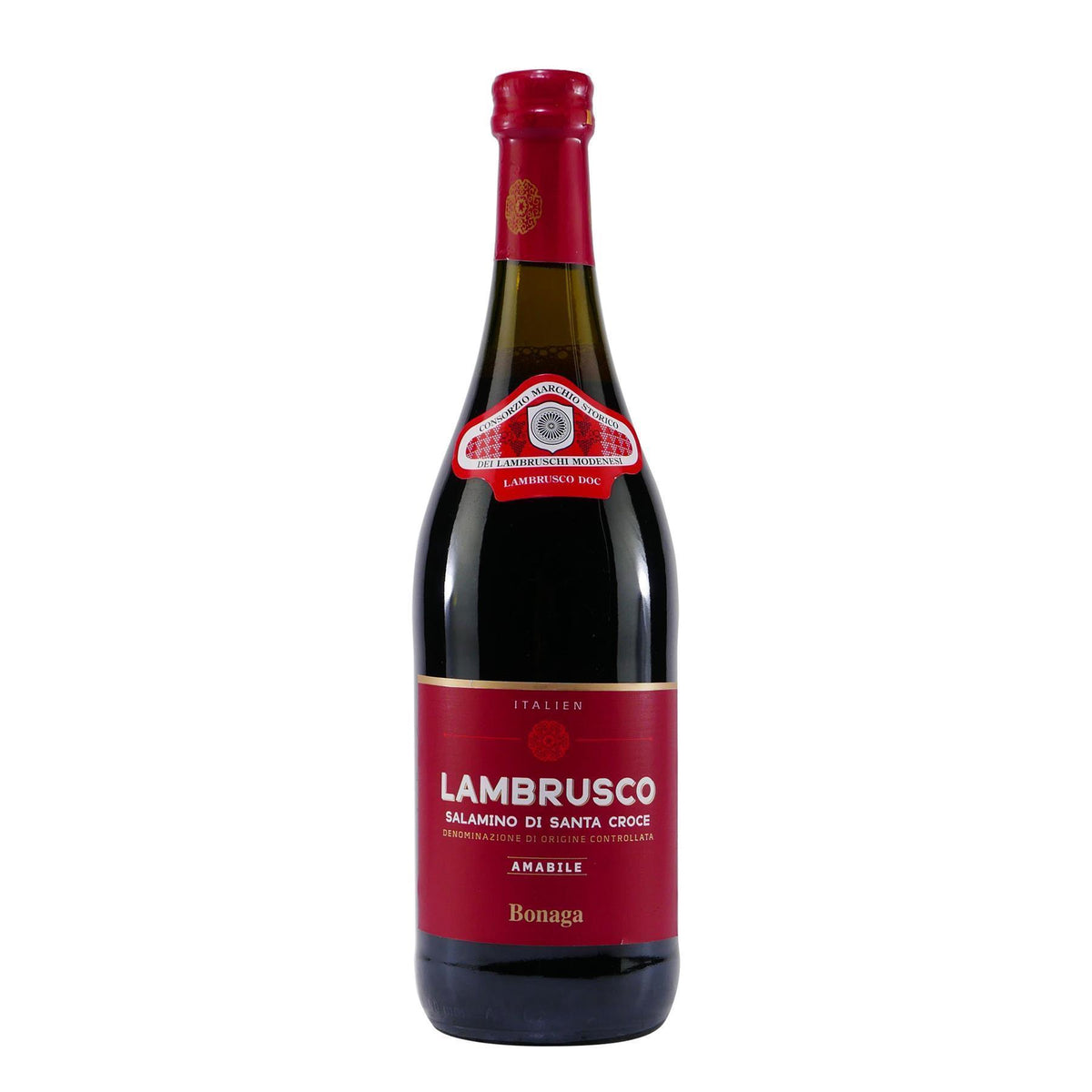 Bonaga Lambrusco DOC -lieblich- (6 x 0,75L)