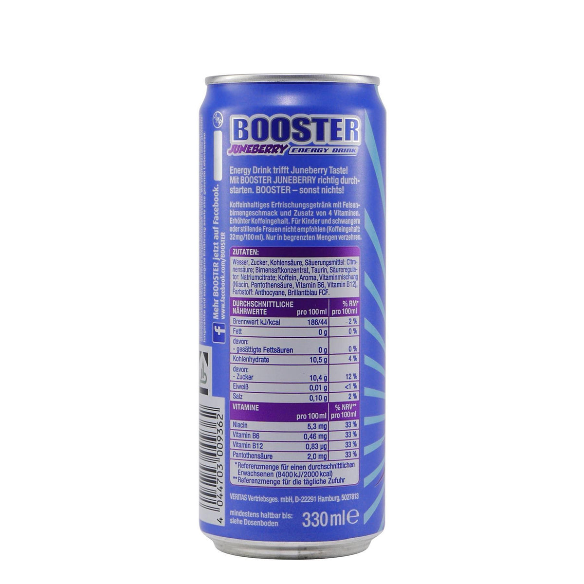 Booster Energy Drink Juneberry (24 x 0,33L) EINWEG