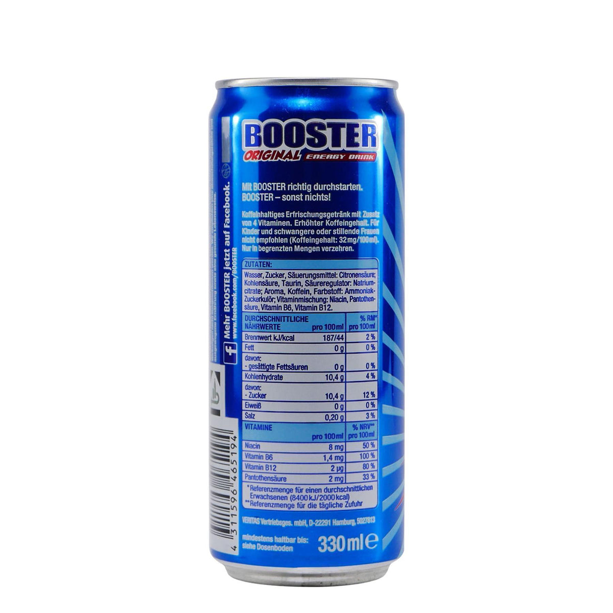 Booster Energy Drink (24 x 0,33L) EINWEG
