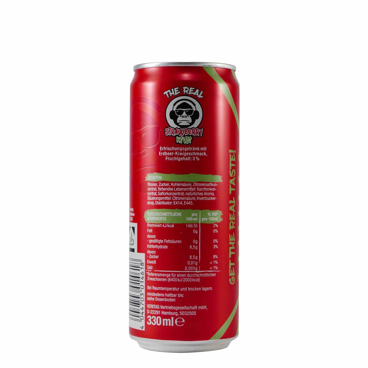 The Real Strawberry-Kiwi (12 x 0,33L) EINWEG