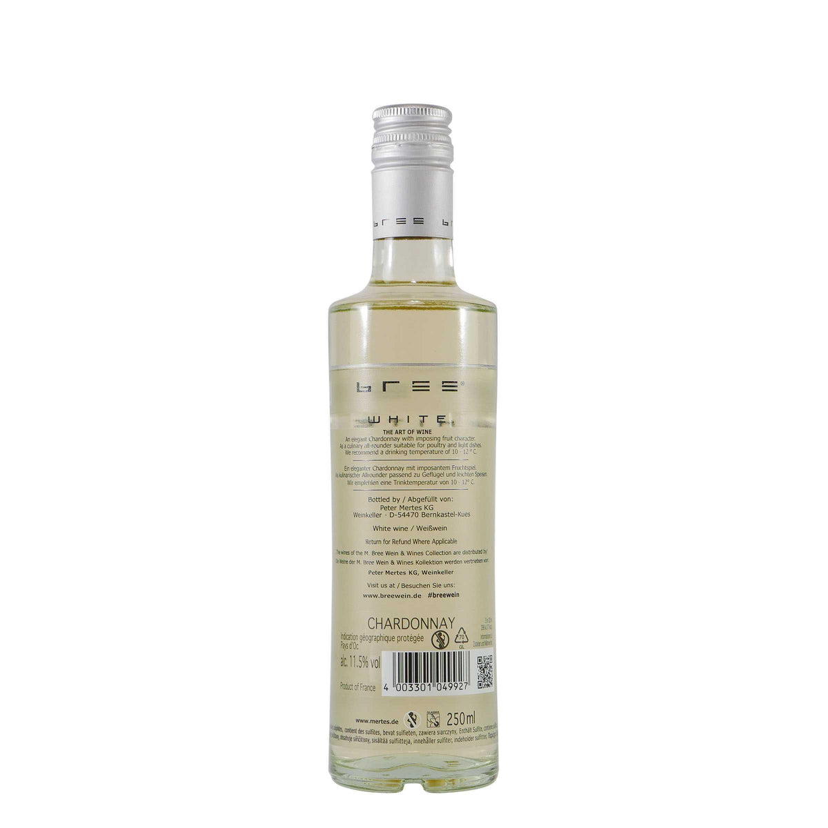 Bree Chardonnay IGP -halbtrocken- (12 x 0,25L)