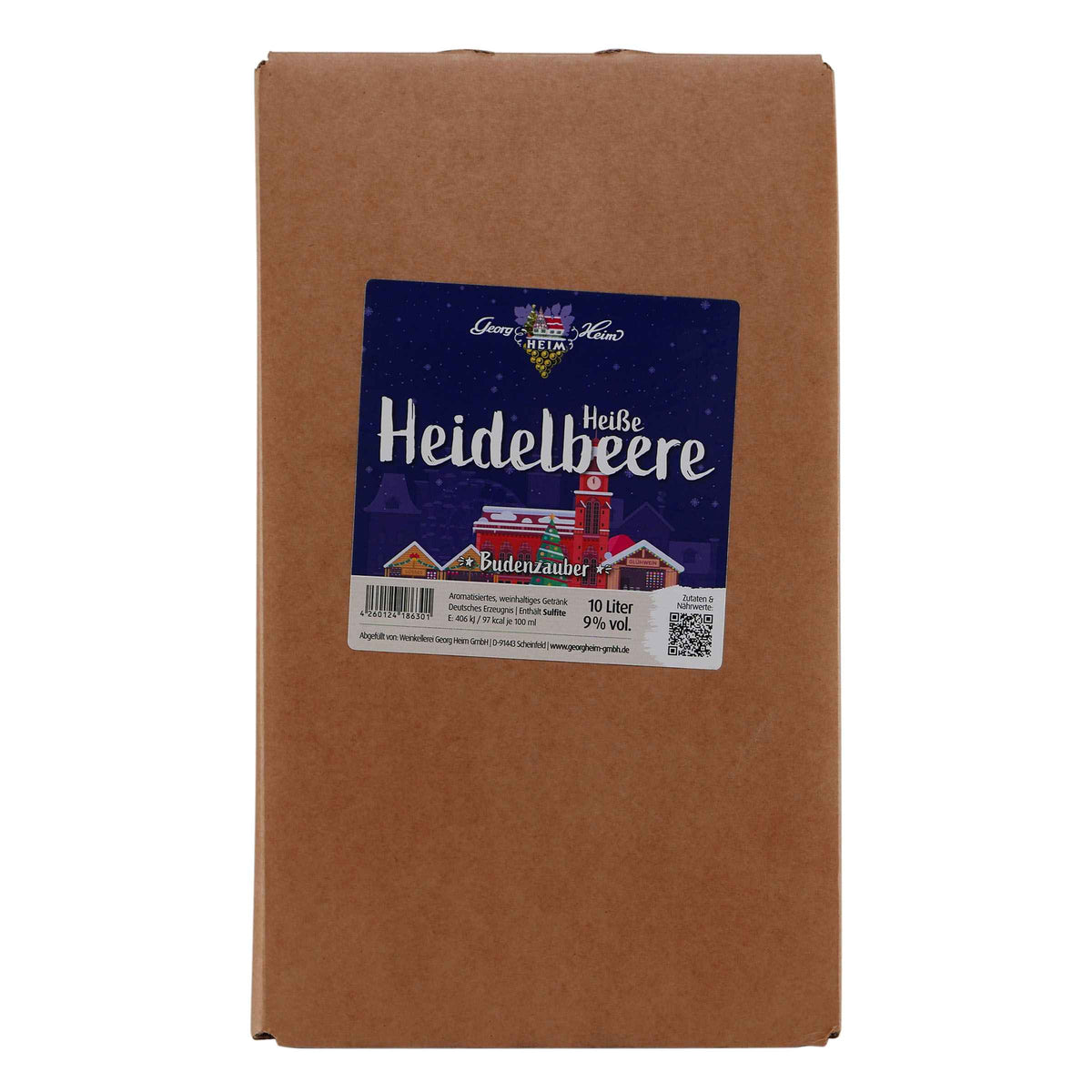 Budenzauber Heiße Heidelbeere Glühwein 10L BIB