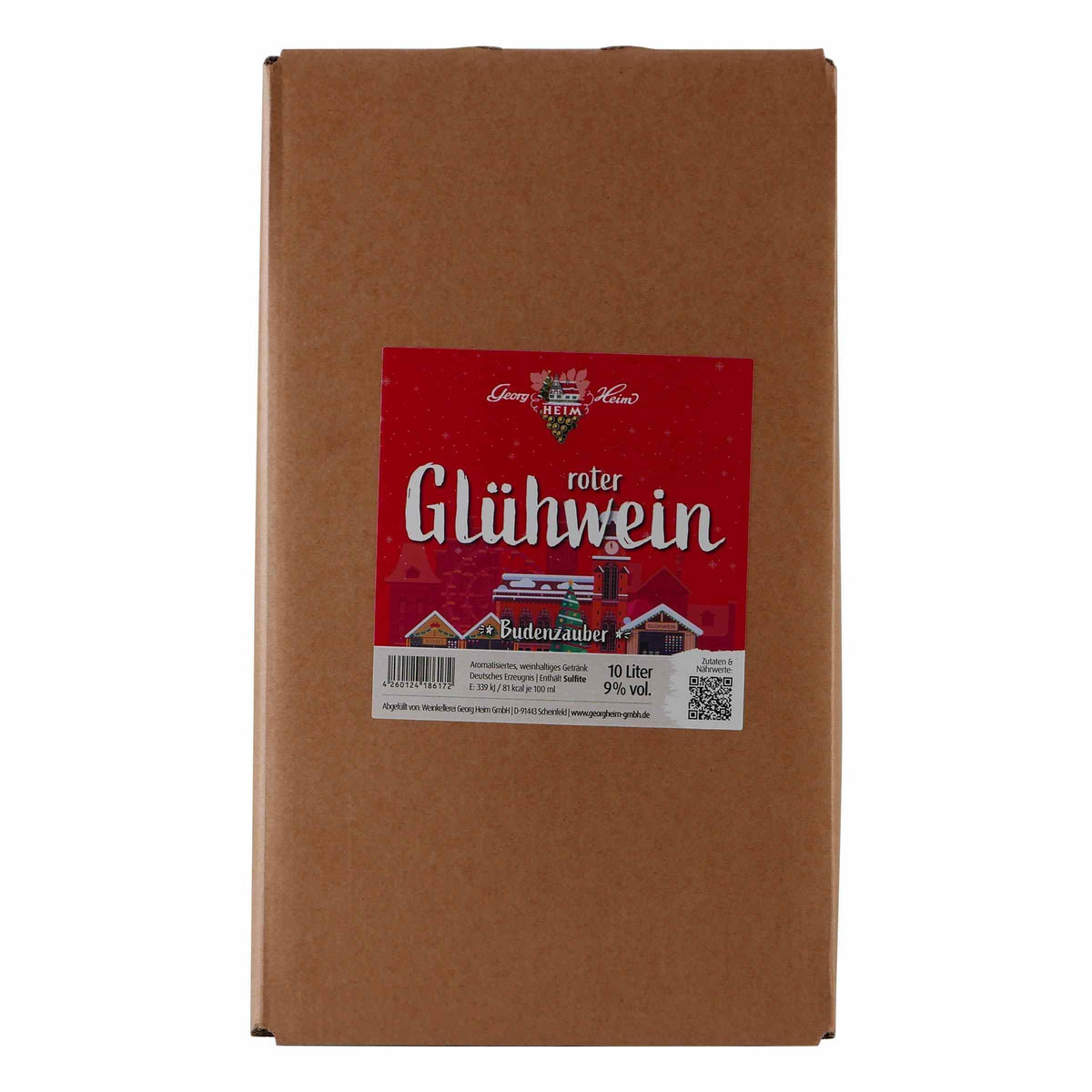 Budenzauber Roter Glühwein 10L BIB