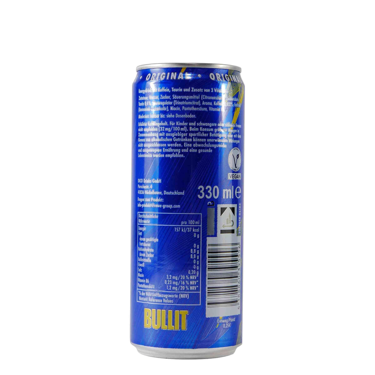 Bullit Original Energy Drink (24 x 0,33L) EINWEG
