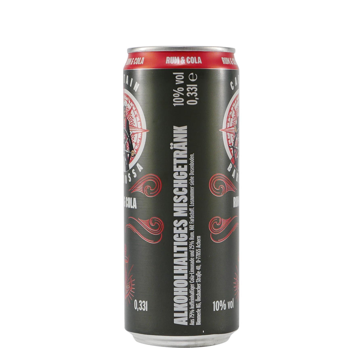 Captain Barbossa Rum & Cola (12 x 0,33L) EINWEG