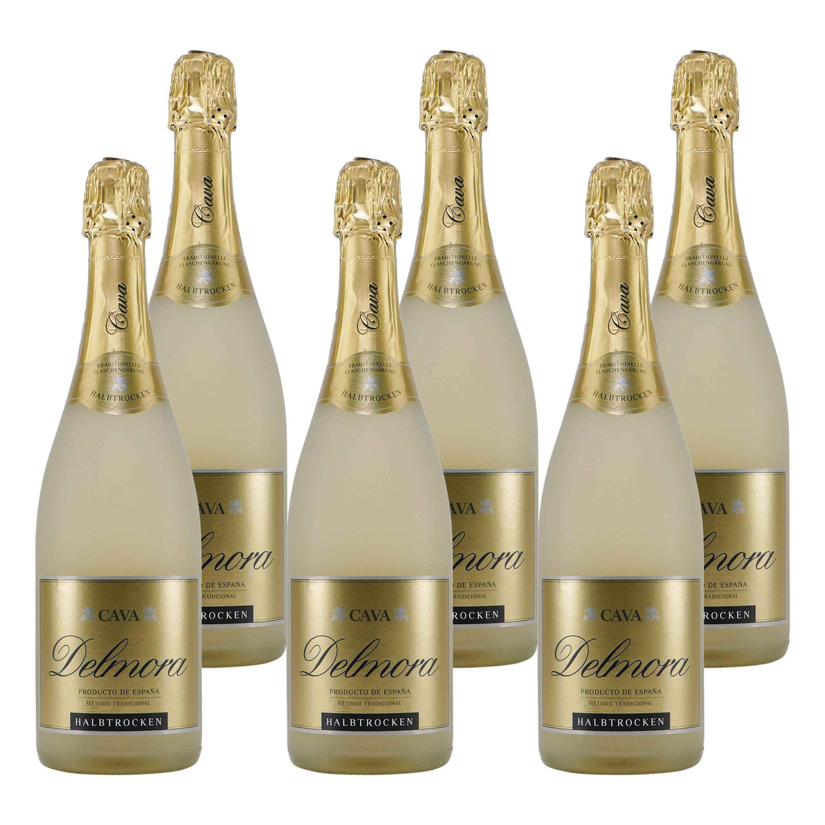Cava Delmora Sekt -halbtrocken- (6 x 0,75L)