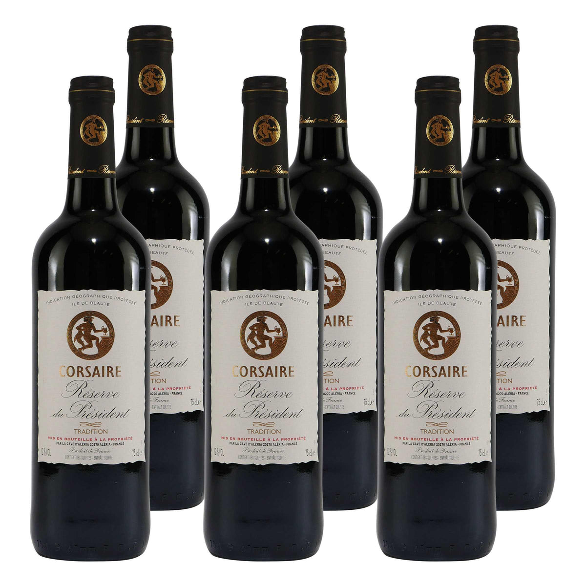 Corsaire Réserve du Président Rouge -trocken- (6 x 0,75L)