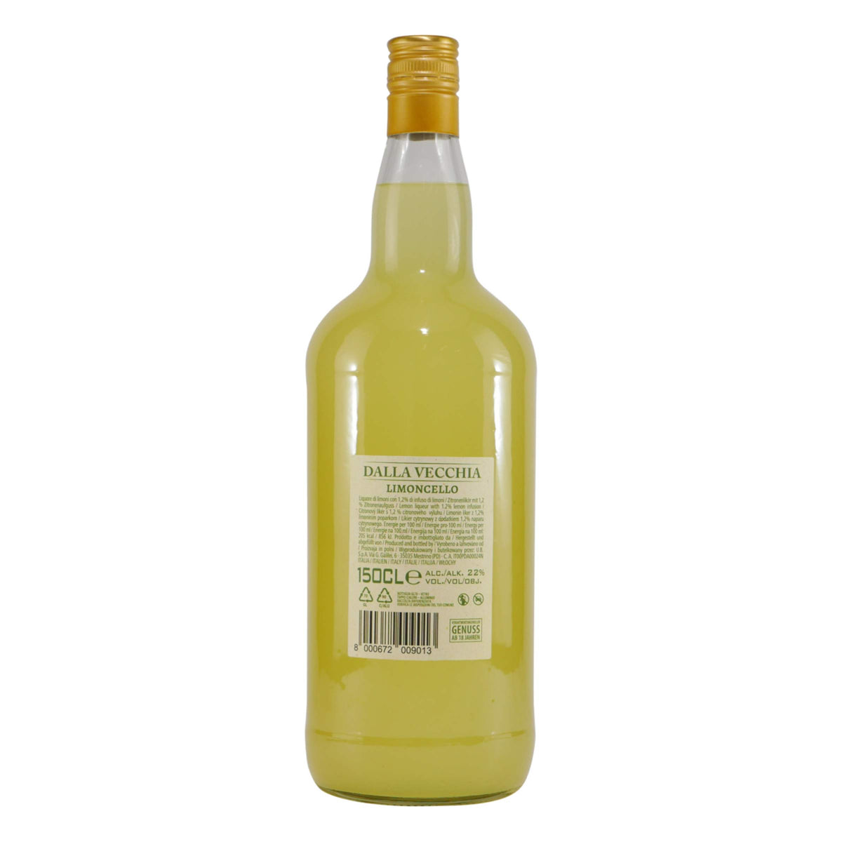 Dalla Vecchia Solimo Limoncello (6 x 1,5L)
