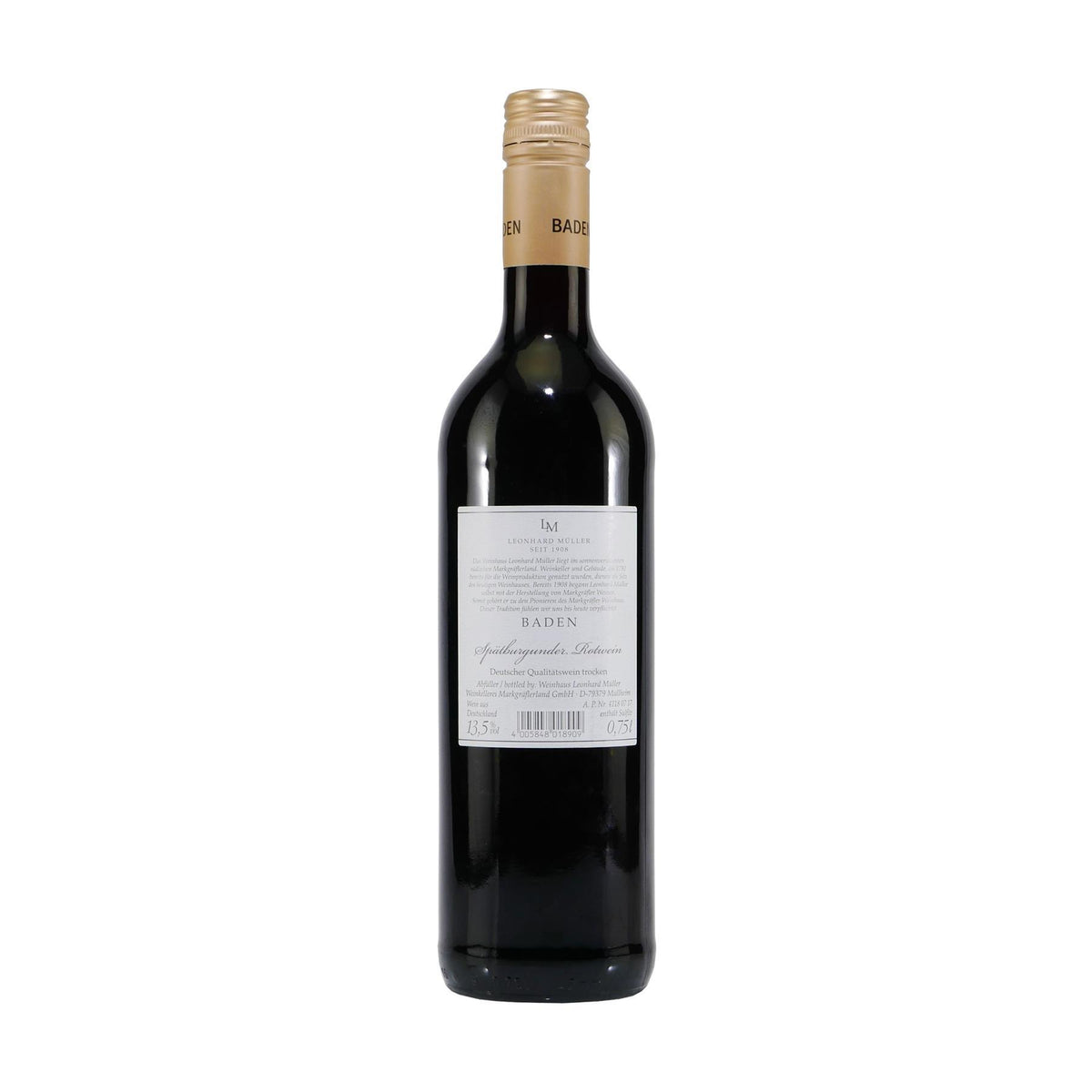 Leonhard Müller Spätburgunder - Rotwein -trocken- (6 x 0,75L)