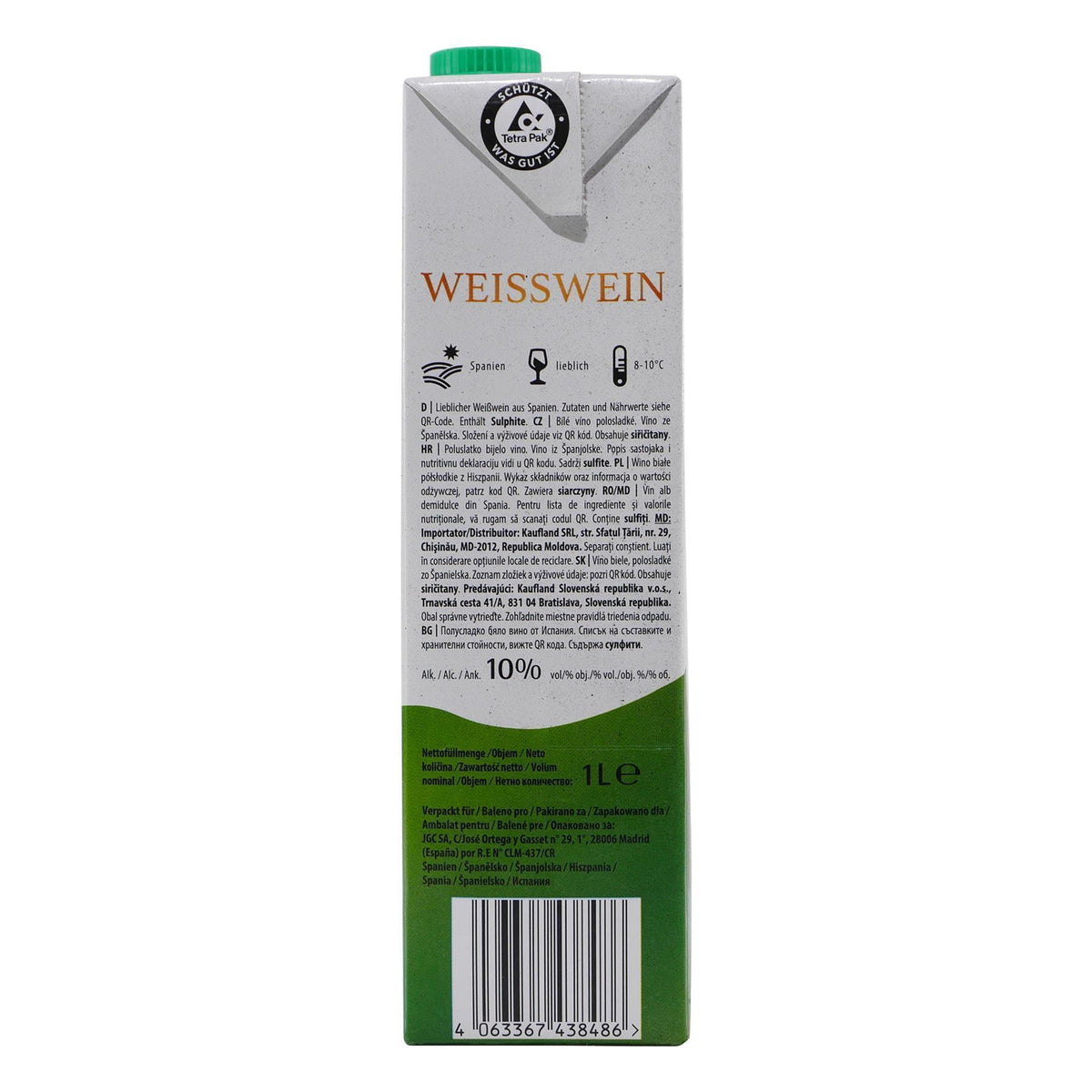 EL Carisma Weißwein -lieblich- 1,0L
