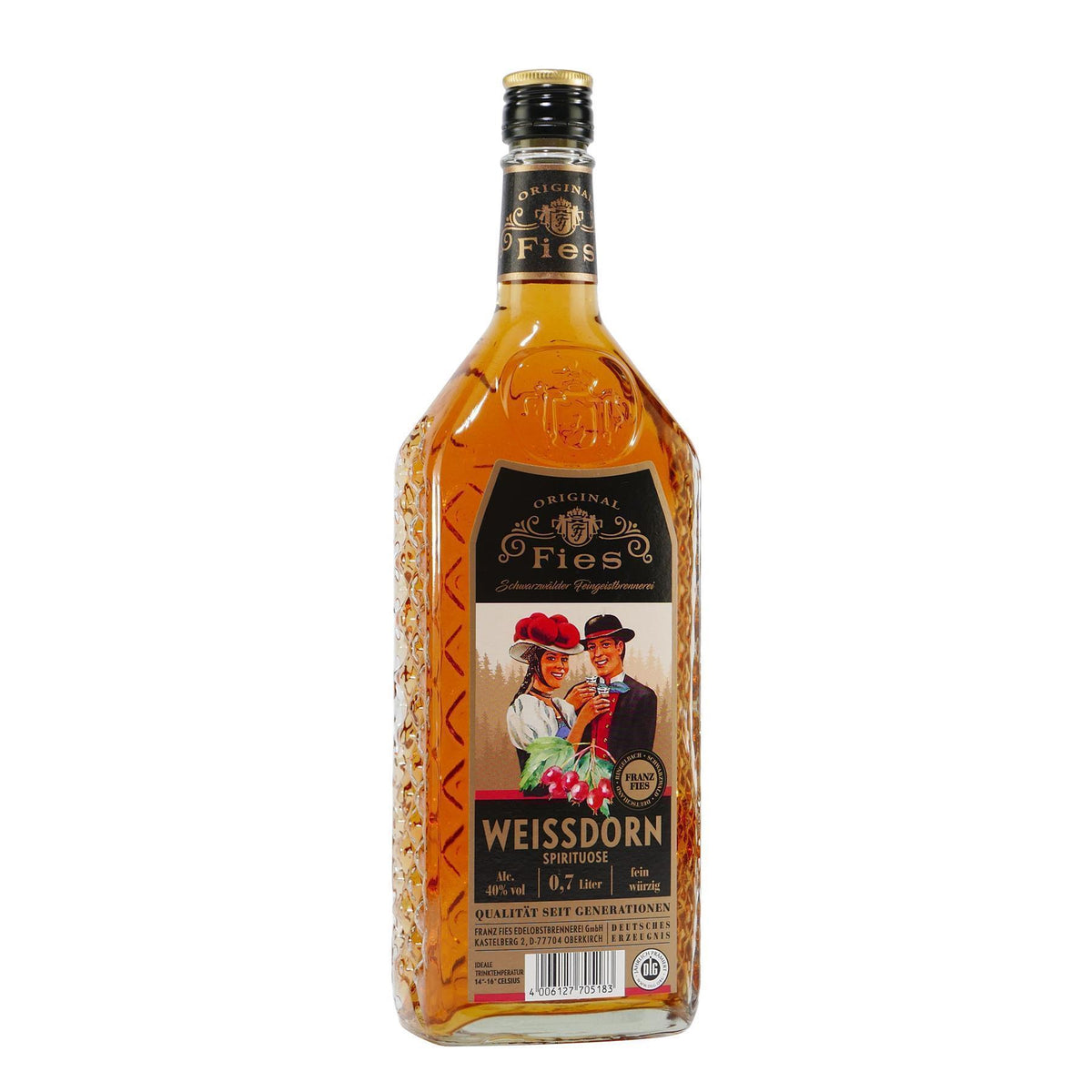 Fies Weissdorn Spirituose (6 x 0,7L)