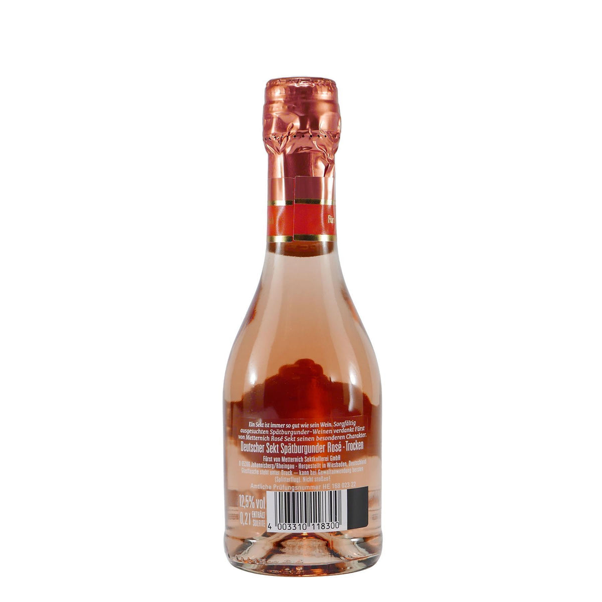 Fürst von Metternich Sekt Rosé -trocken- (12 x 0,2L)