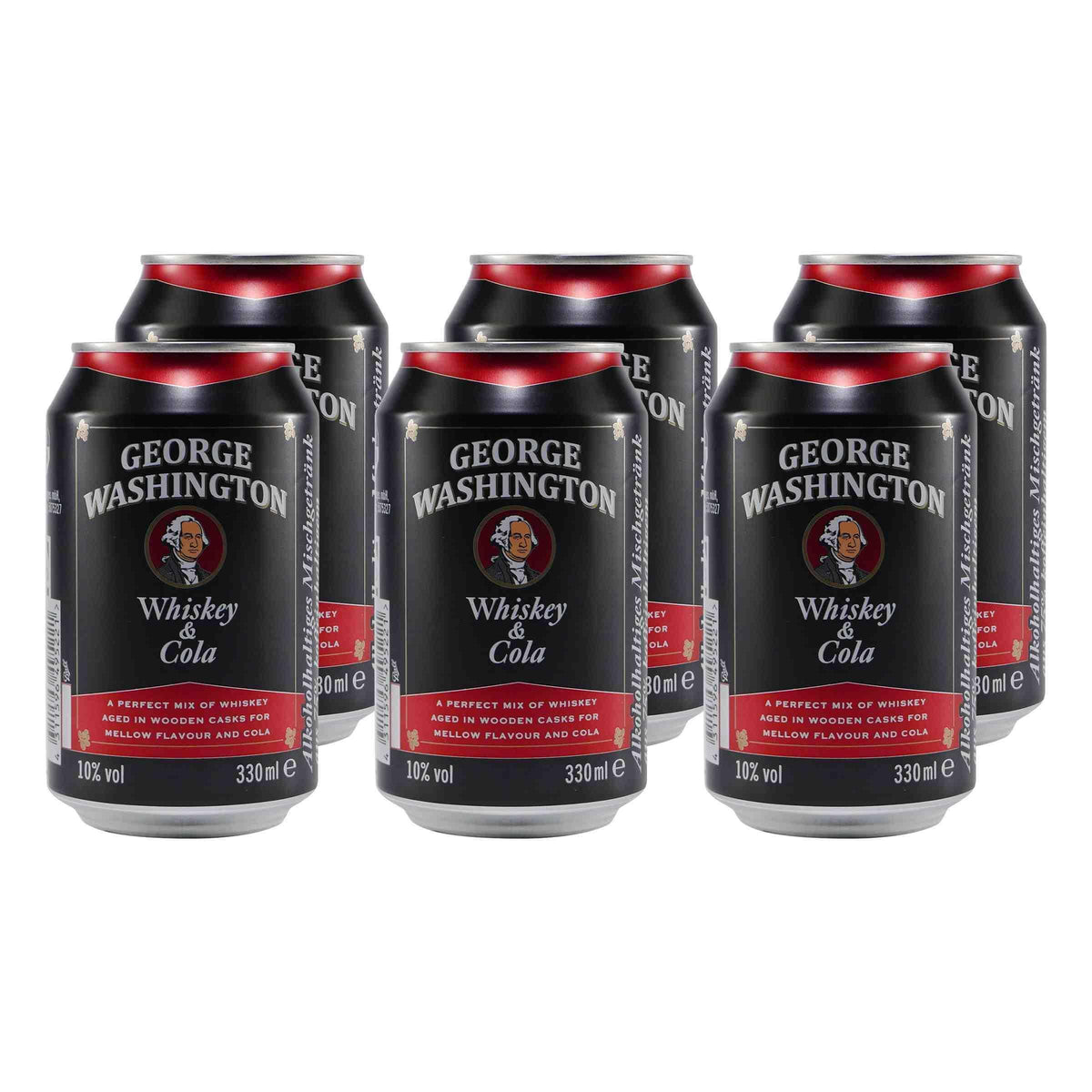 George Washington Whiskey & Cola (12 x 0,33L) EINWEG