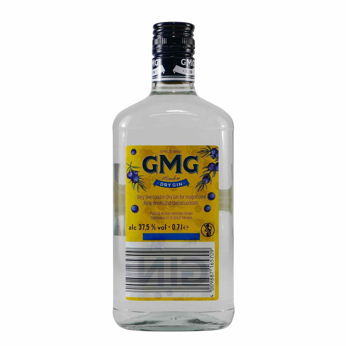 GMG London Dry Gin mit Geschenk-Holzkiste