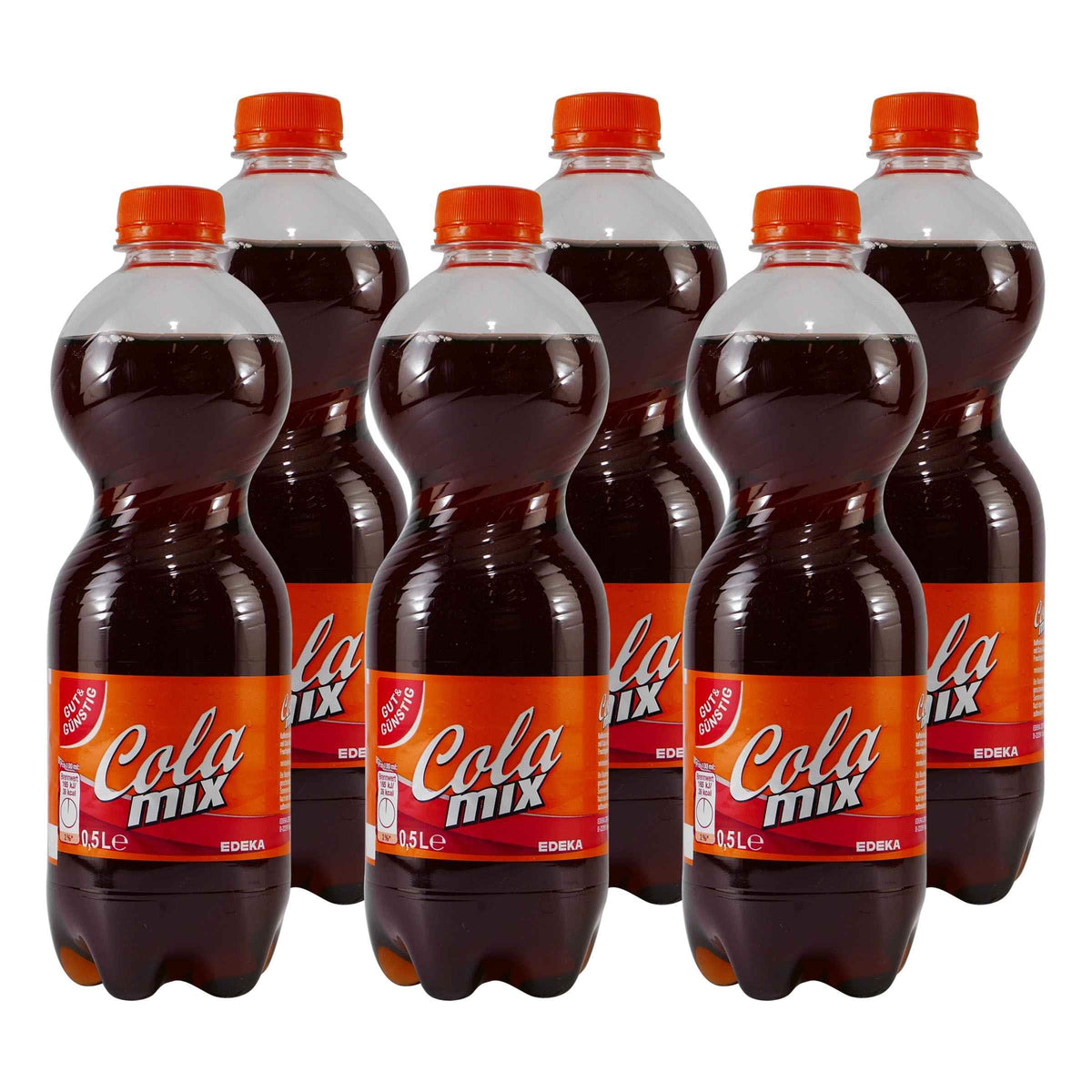 Gut & Günstig Cola Mix (9 x 0,5L) EINWEG