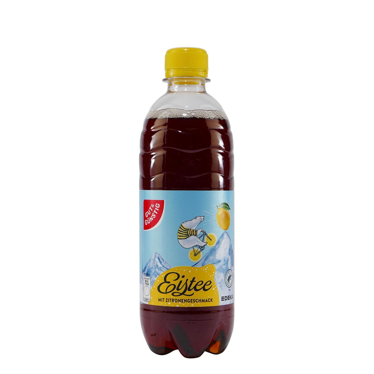 Gut & Günstig Eistee Zitrone (6 x 0,5L) EINWEG