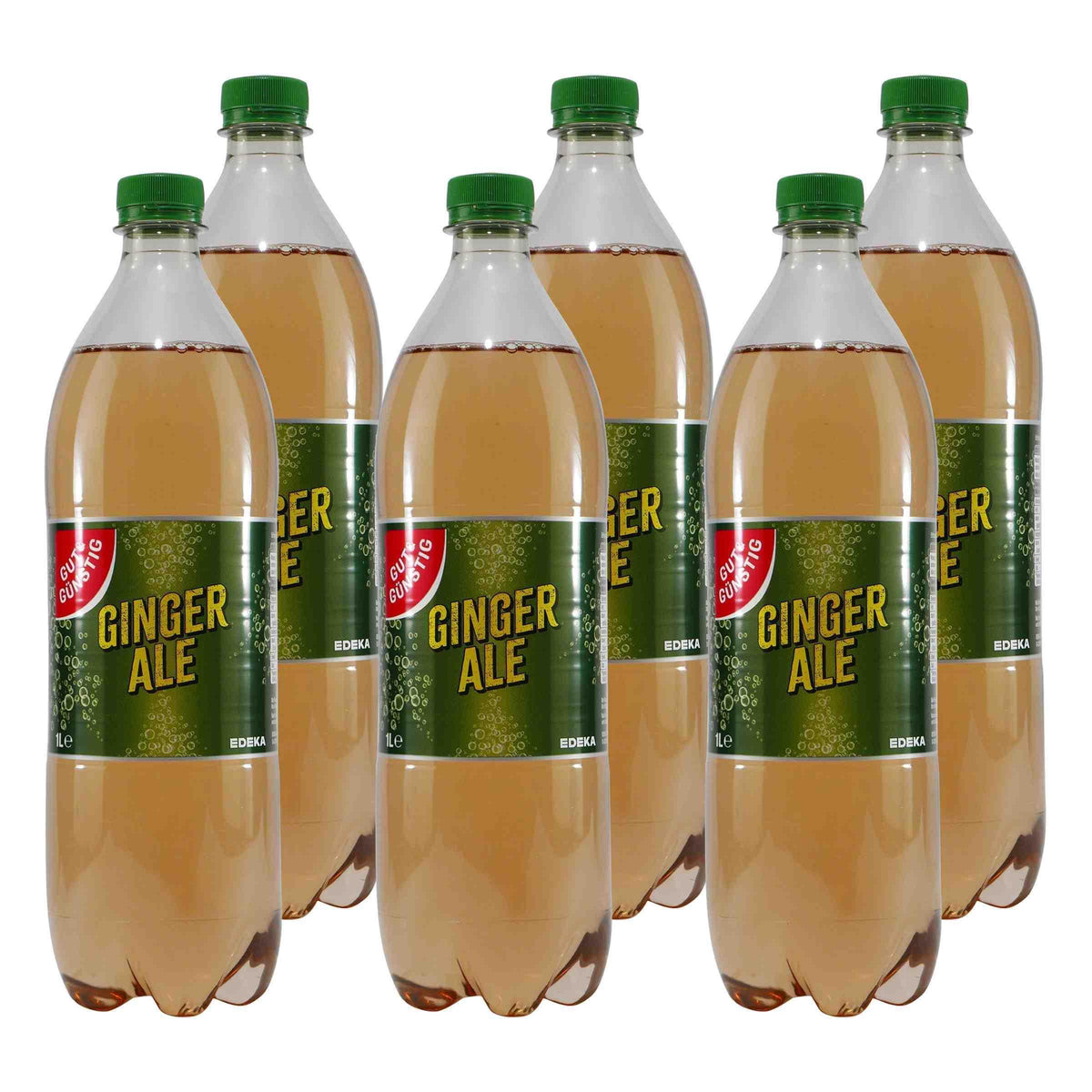 Gut & Günstig Ginger Ale (6 x 1,0L) EINWEG