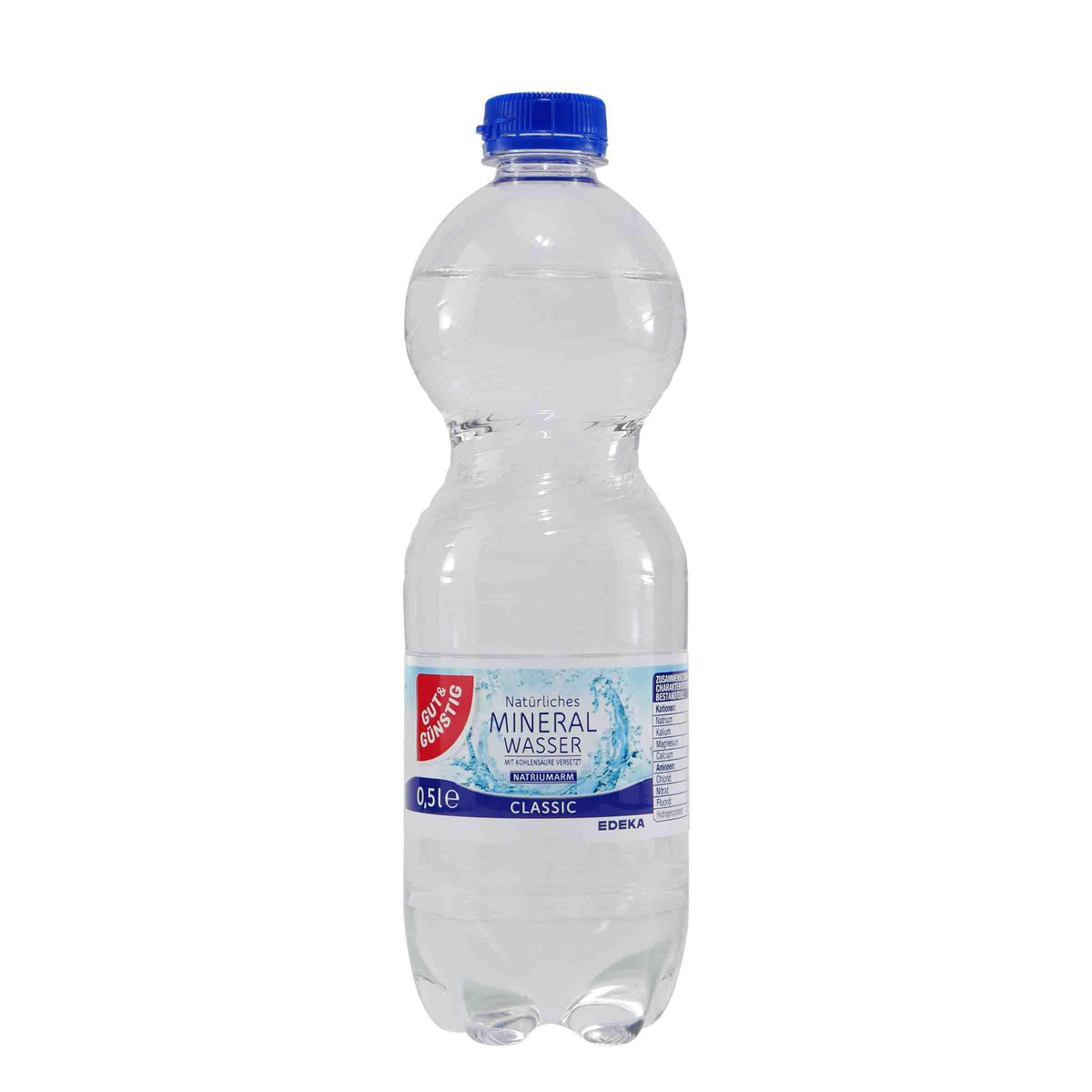 Gut & Günstig Mineralwasser -Classic- (9 x 0,5L) EINWEG