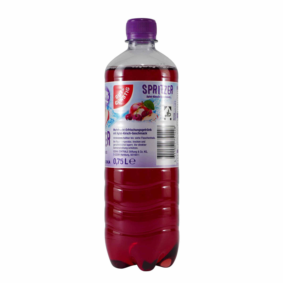 Gut & Günstig Spritzer Apfel-Kirsch (6 x 0,75L) EINWEG