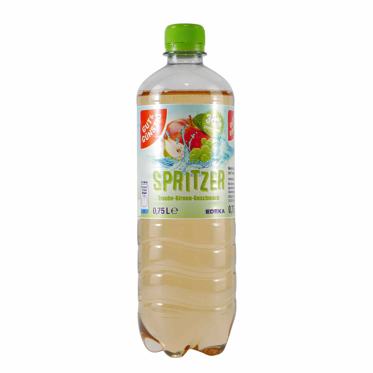 Gut & Günstig Spritzer Traube-Birne (6 x 0,75L) EINWEG