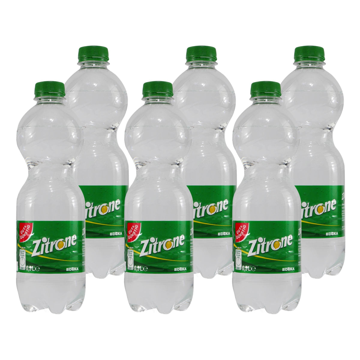 Gut & Günstig Zitronen Limonade (9 x 0,5L) EINWEG