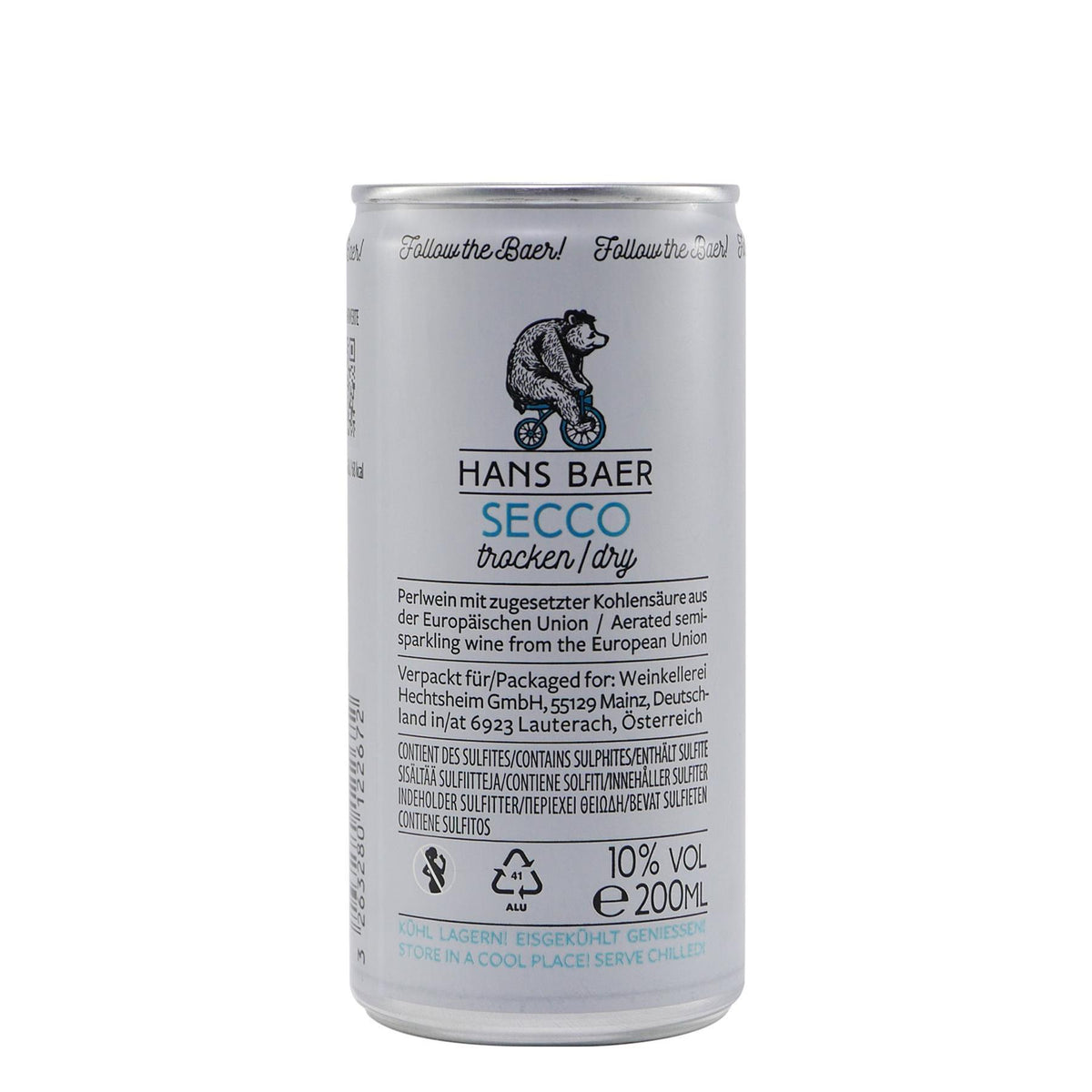 Hans Baer Secco -trocken- (12 x 0,2L) EINWEG