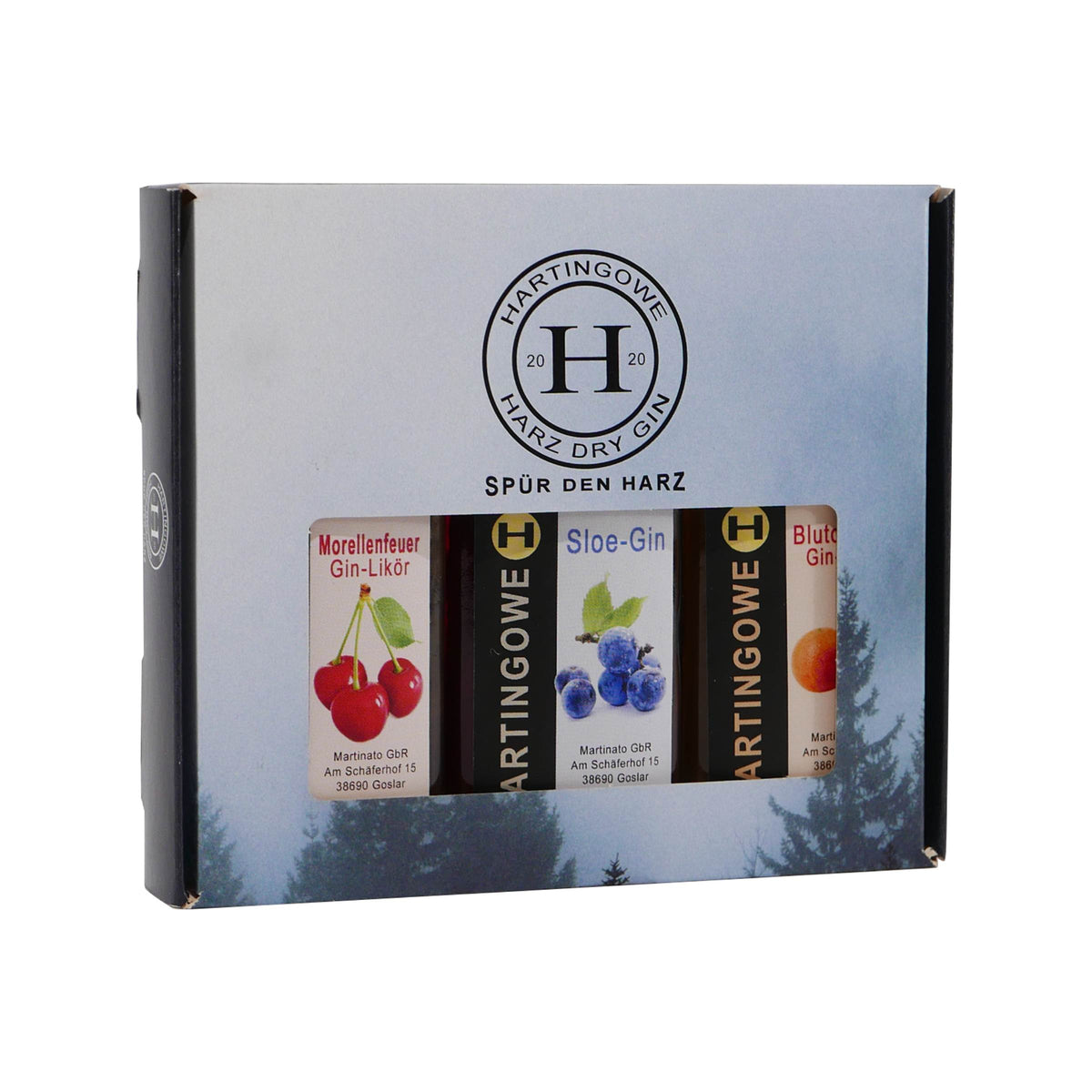 Hartingowe Gin-Likör Probierpaket (3 x 0,02L)