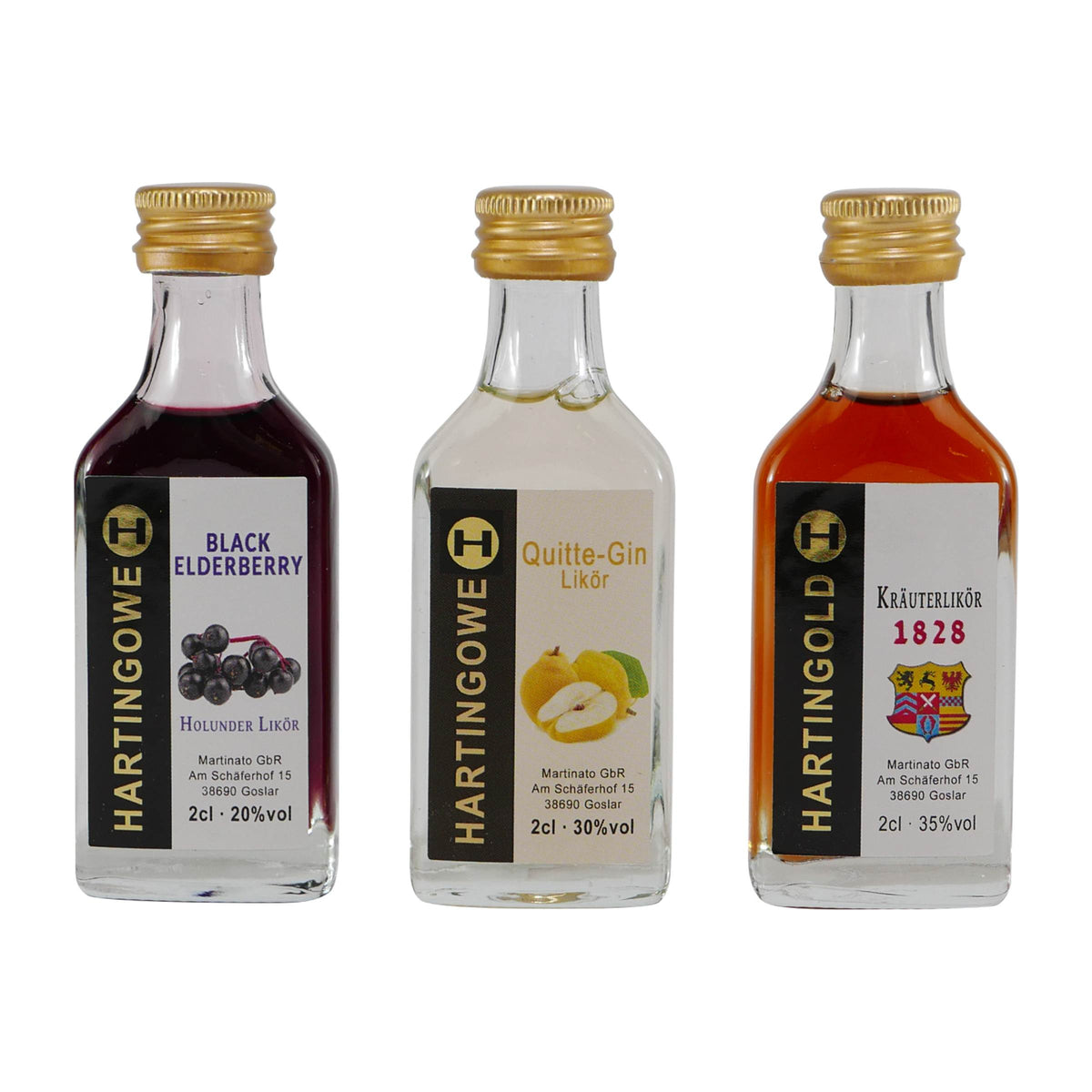 Hartingowe Likör Probierpaket (3 x 0,02L)