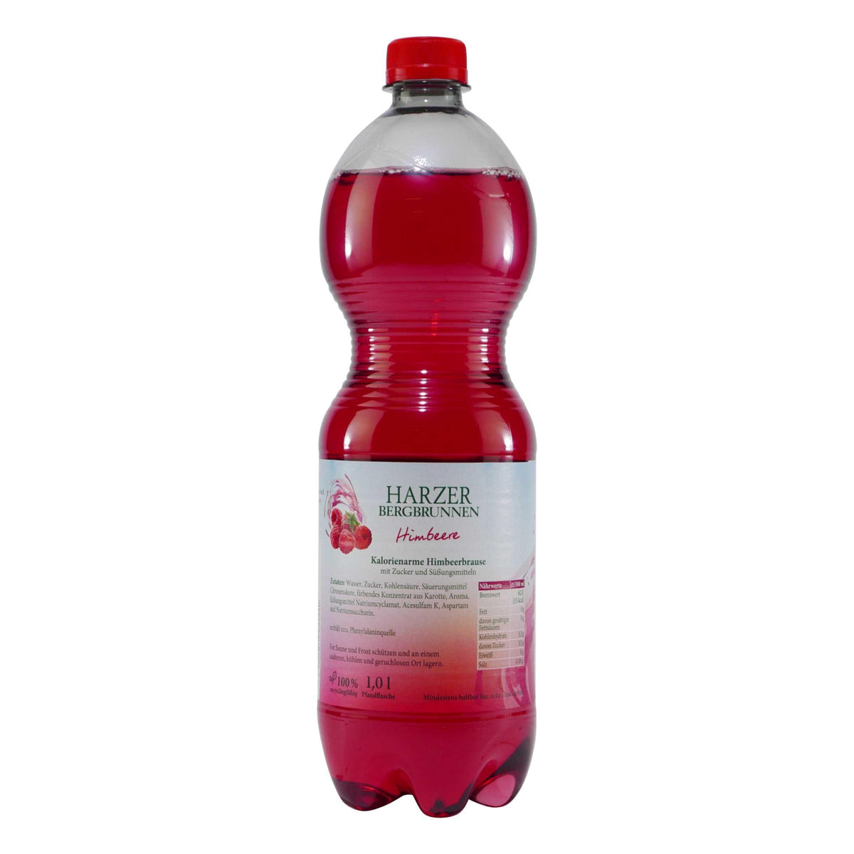 Harzer Bergbrunnen Himbeer-Brause (6 x 1,0L ) EINWEG