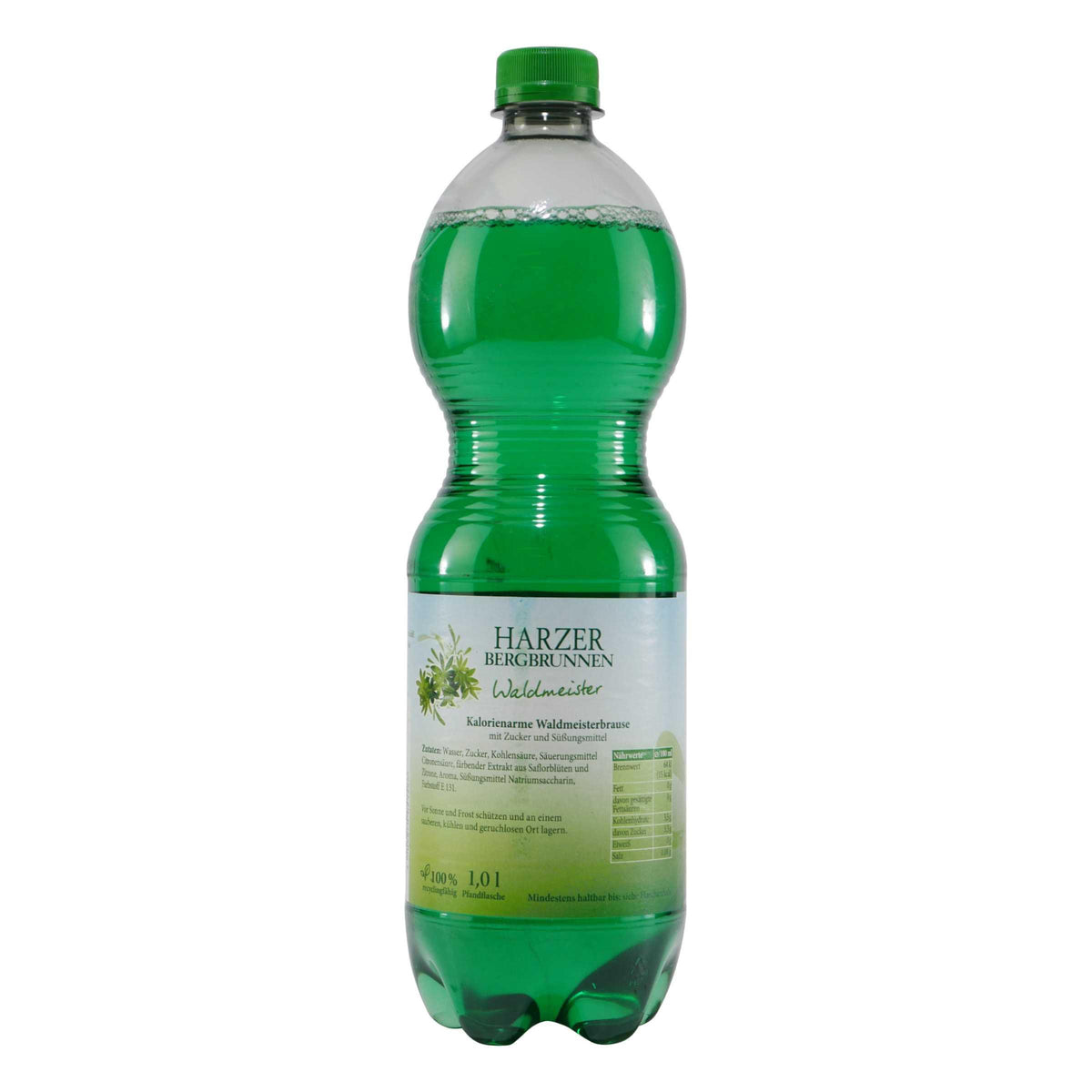 Harzer Bergbrunnen Waldmeister-Brause (6 x 1,0L) EINWEG