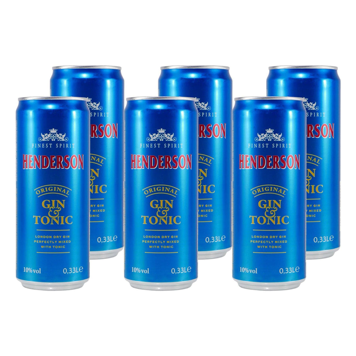 Henderson Original Gin & Tonic (12 x 0,33L) EINWEG