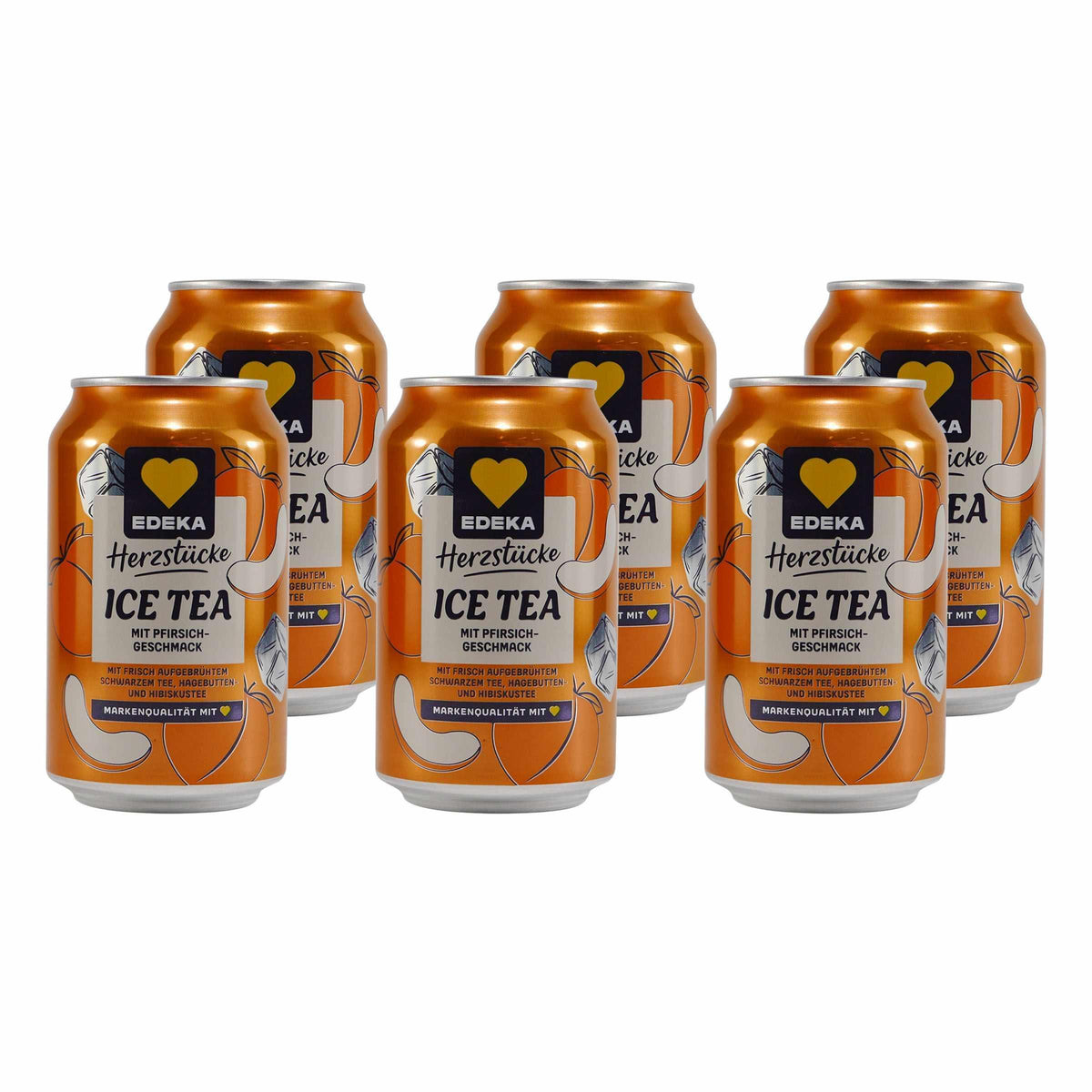 Herzstücke Ice Tea Pfirsich (24 x 0,33L) EINWEG