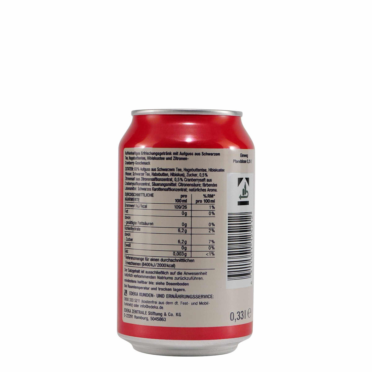 Herzstücke Ice Tea Zitrone-Cranbeery (24 x 0,33L) EINWEG