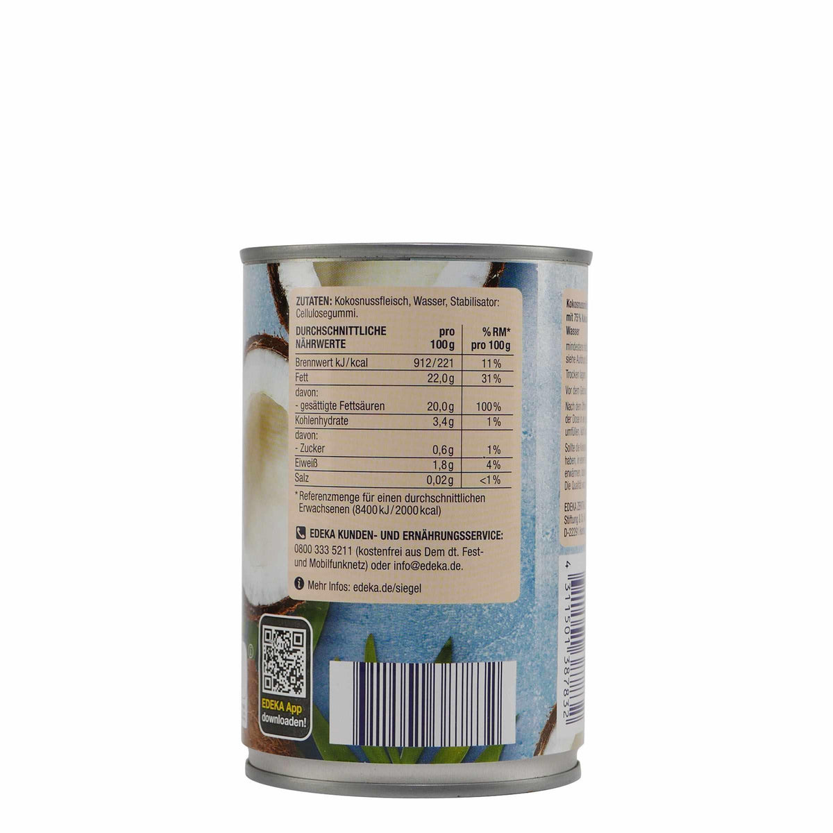 Herzstücke Kokosnuss-Milch Cremig (6 x 400ml)