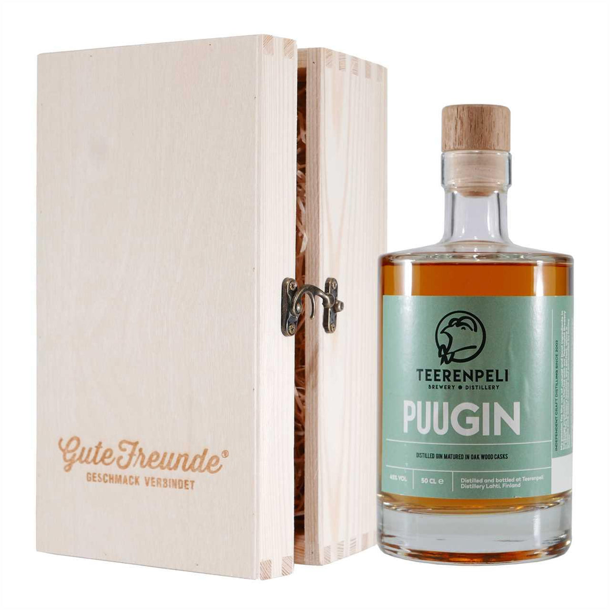 Teerenpeli PUUGIN mit Geschenk-Holzkiste