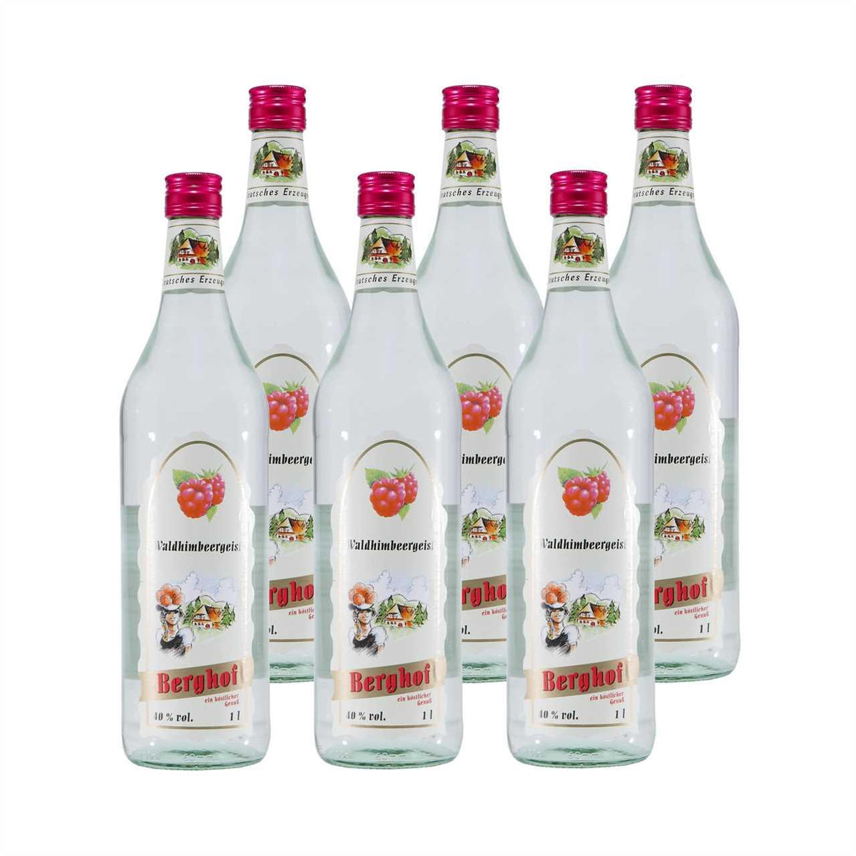 Berghof Waldhimbeergeist (6 x 1,0L)