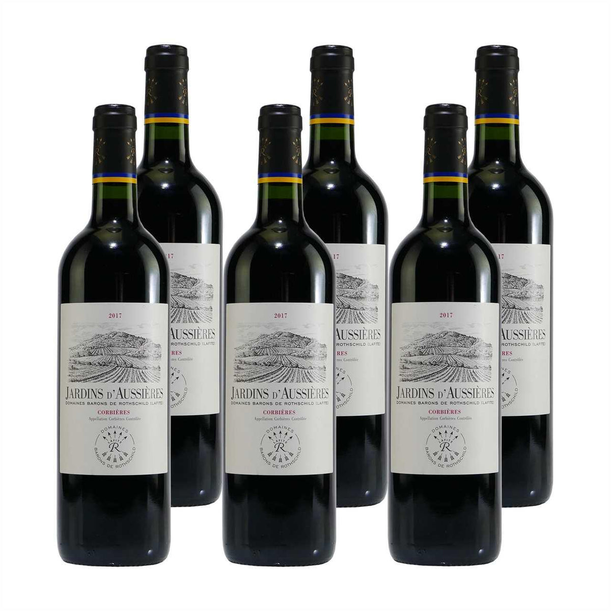 Jardins D´ Aussières Corbières AOC  Rotwein (6 x 0,75L)