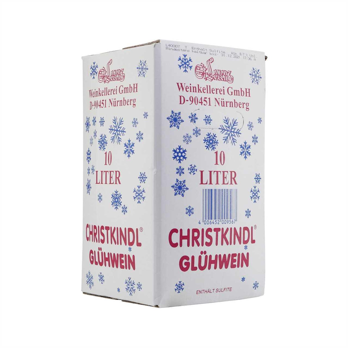 St. Lorenz Christkindl Glühwein 10L BIB