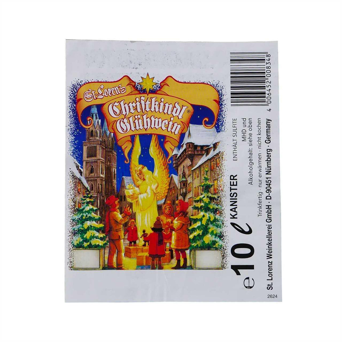 St. Lorenz Christkindl Glühwein 10L Kanister