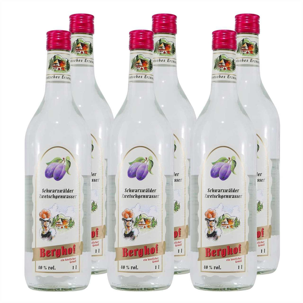 Berghof Zwetschgenwasser (6 x 1,0L)