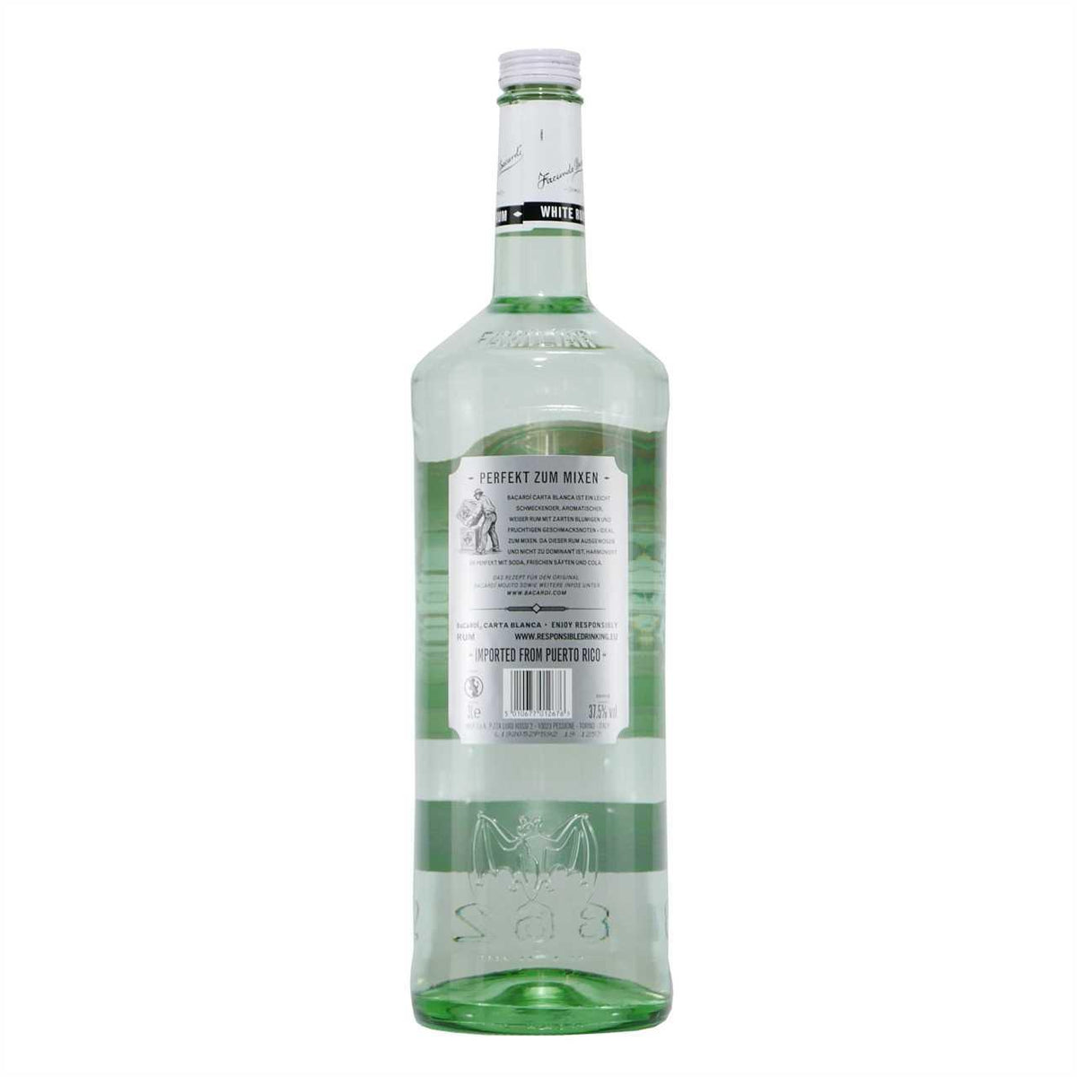 BACARDI Carta Blanca Weißer Rum (3,0L)