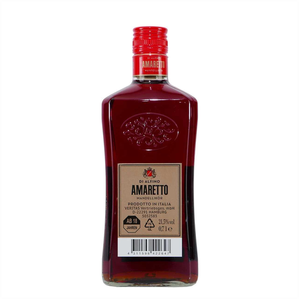 Di Alfino Amaretto - Mandellikör mit Geschenk-HK