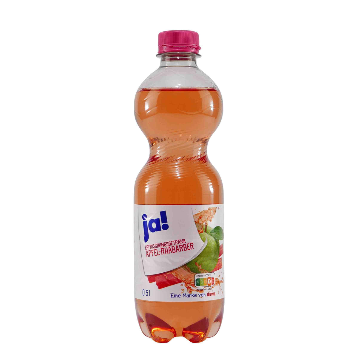 ja! Apfel-Rhabarber Erfrischungsgetränk (6 x 0,5L) EINWEG