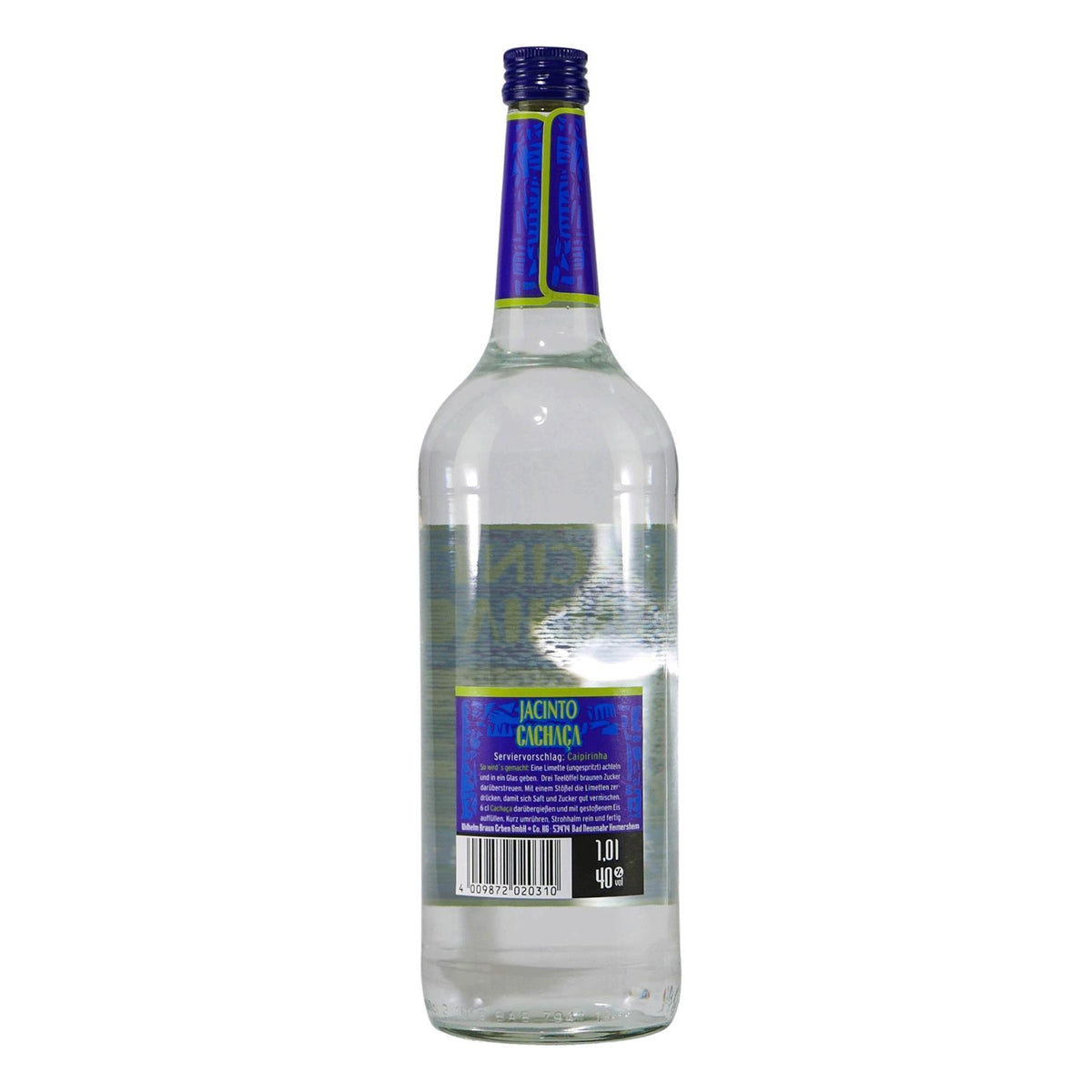 Jacinto Cachaca Zuckerrohr Spirituose