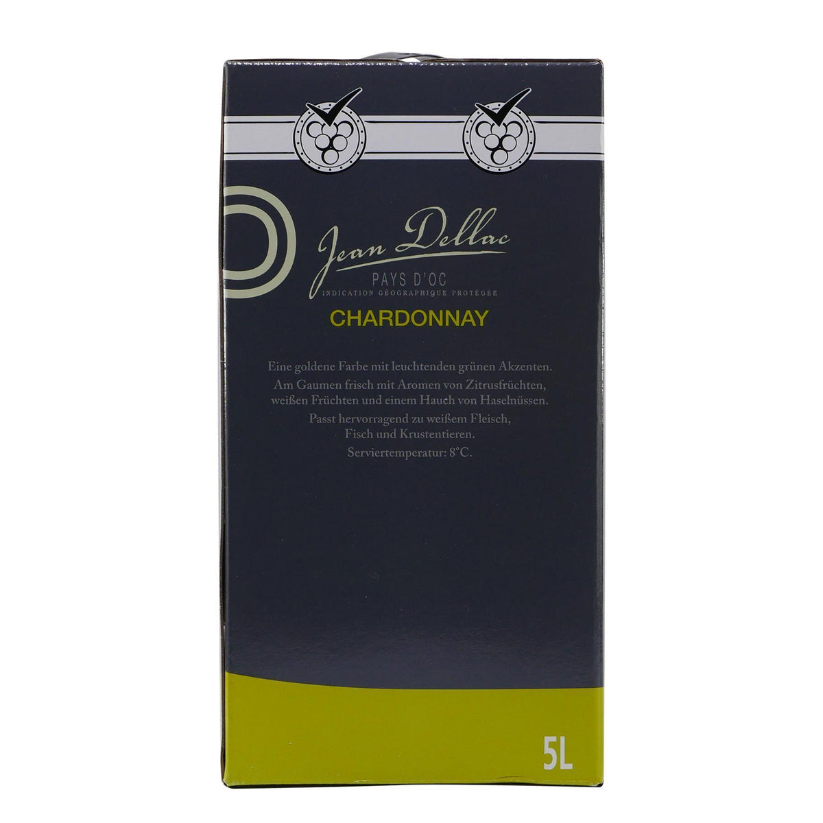 Jean Dellac Chardonnay IGP -trocken- 5,0L BIB