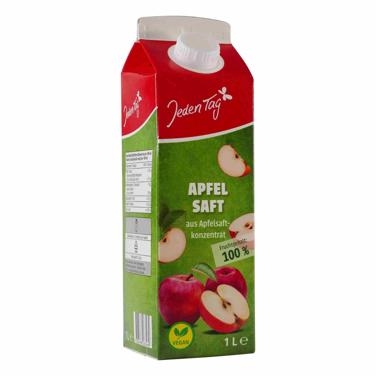 Jeden Tag Apfelsaft -klar- (12 x 1,0L)