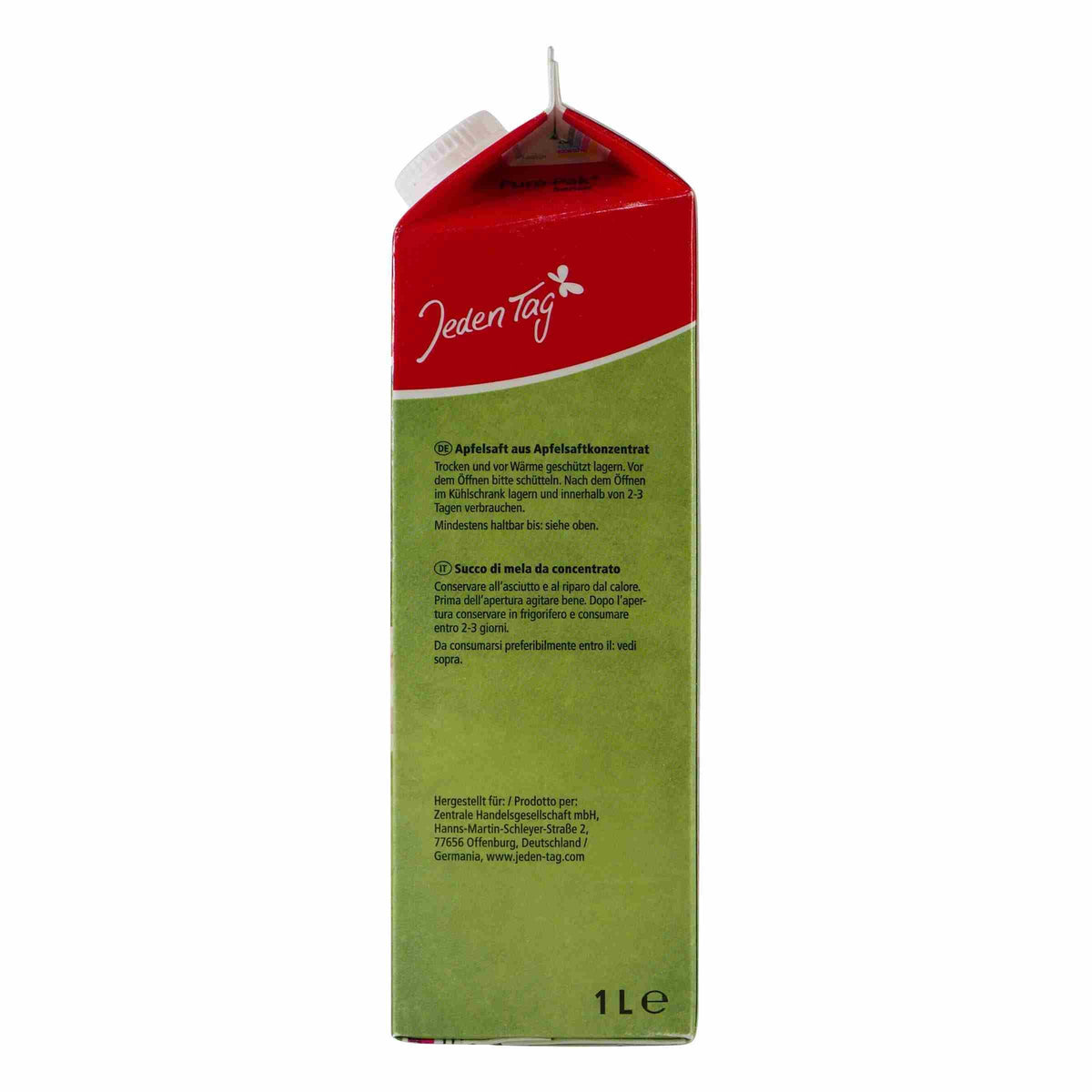 Jeden Tag Apfelsaft -klar- (12 x 1,0L)