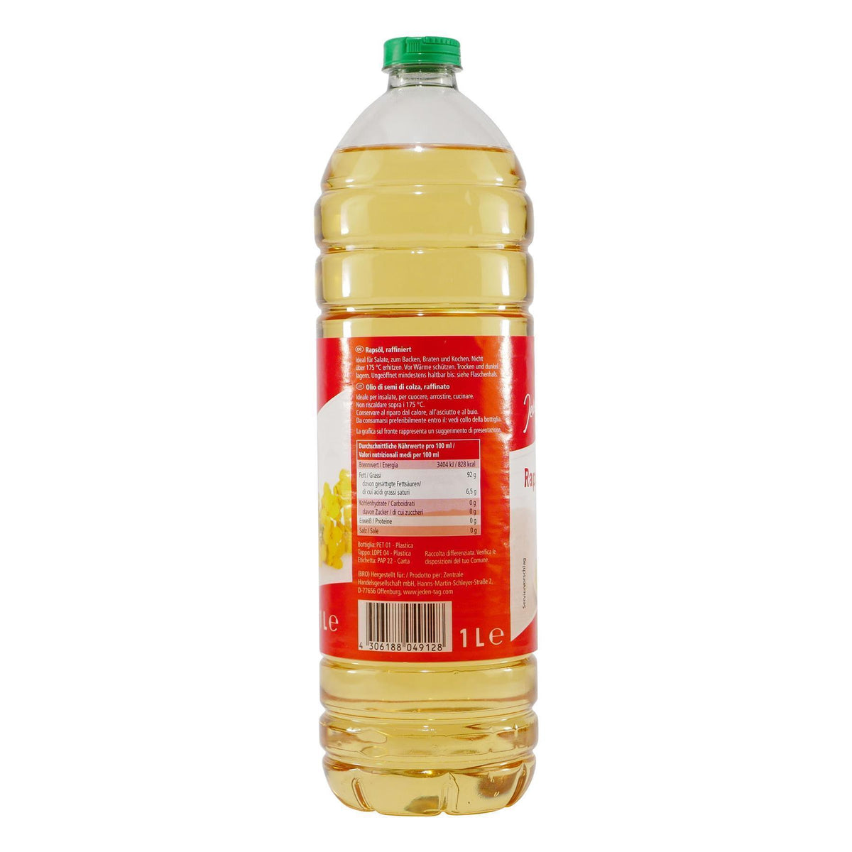 Jeden Tag Rapsöl (15 x 1,0L)