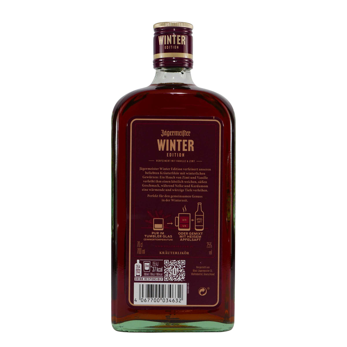 Jägermeister Winter Edition mit Geschenk-Holzkiste